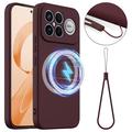 Xiaomi Redmi K90 Pro Max/Poco X8 Ultra Liquid Silikone Cover - MagSafe Kompatibel - Vinrød
