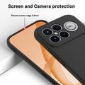 Xiaomi Redmi K90 Pro Max/Poco F8 Ultra Flydende silikone cover med håndrem - sort