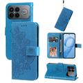 Xiaomi Redmi K90 Pro Max/Poco F8 Ultra Mandala Series Etui med Pung - Blå