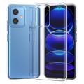 Xiaomi Redmi Note 12/Poco X5 Skridsikkert TPU Cover - Gennemsigtig