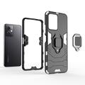 Xiaomi Redmi Note 12/Poco X5 Hybrid Cover med Ring Holder - Sort