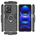 Xiaomi Redmi Note 12 Pro+ Hybrid Cover med Ring Holder - Sort
