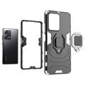 Xiaomi Redmi Note 12 Pro+ Hybrid Cover med Ring Holder - Sort