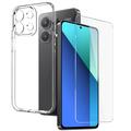 Xiaomi Redmi Note 13 4G Northjo 2-i-1 Beskyttelsessæt - Klar