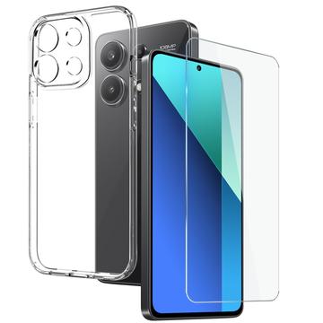 Xiaomi Redmi Note 13 4G Northjo 2-i-1 Beskyttelsessæt - Klar