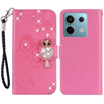 Xiaomi Redmi Note 13 Pro/Poco X6 Ugle Rhinsten Pung - Hot Pink