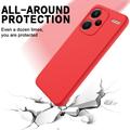 Xiaomi Redmi Note 13 Pro+ Liquid Silikone Cover med Strop - Rød