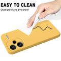 Xiaomi Redmi Note 13 Pro+ Liquid Silikone Cover med Strop - Gul