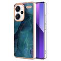 Xiaomi Redmi Note 13 Pro+ Marmormønster Galvaniseret IMD TPU Cover