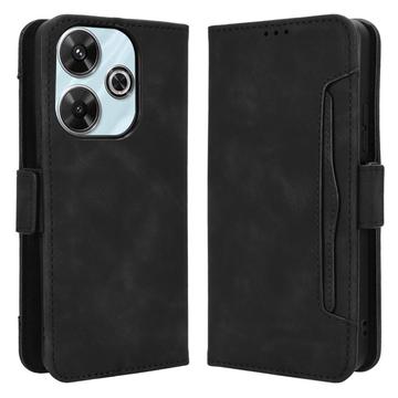 Xiaomi Redmi Note 13R/Redmi 13/Poco M6 4G Pung Cover med Kortholder - Sort