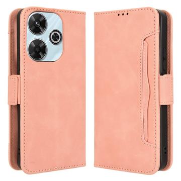 Xiaomi Redmi Note 13R/Redmi 13/Poco M6 4G Pung Cover med Kortholder - Pink