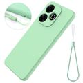 Xiaomi Redmi Note 13R/Redmi 13/Poco M6 4G Liquid Silikone Cover med Strop - Grøn