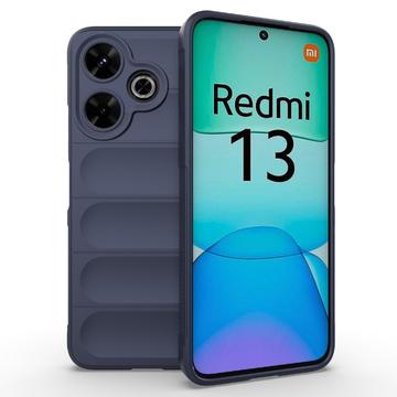 Xiaomi Redmi Note 13R/Redmi 13 5G Rugged TPU Cover - Mørkeblå