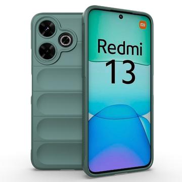 Xiaomi Redmi Note 13R/Redmi 13 5G Rugged TPU Cover - Grøn