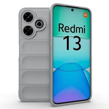 Xiaomi Redmi Note 13R/Redmi 13 5G Rugged TPU Cover - Lysegrå