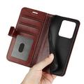 Xiaomi Redmi Note 13R/Poco M6 4G/Redmi 13 5G Pung med Magnetisk Lukning - brun