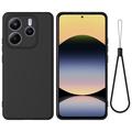 Xiaomi Redmi Note 14 5G Flydende silikone cover med håndrem