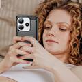 Xiaomi Redmi Note 14 Børstet TPU Cover - Karbonfiber - Sort