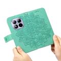 Xiaomi Redmi Note 15 Pro 5G Mandala Series Etui med Pung - Grøn