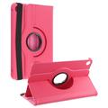 Xiaomi Redmi Pad 2 9.7 360 Rotary Folio Etui - Hot Pink