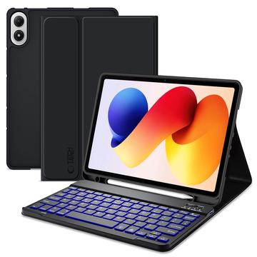 Xiaomi Redmi Pad 2 Pro/Poco Pad M1 Tech-Protect SmartCase Pen Bluetooth-tastaturetui - sort