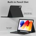Xiaomi Redmi Pad 2 Pro/Poco Pad M1 Tech-Protect SmartCase Pen Bluetooth-tastaturetui - sort