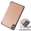 Xiaomi Redmi Pad 2 Pro/Poco Pad M1 Tri-Fold Series Smart Folio-etui - Rosaguld