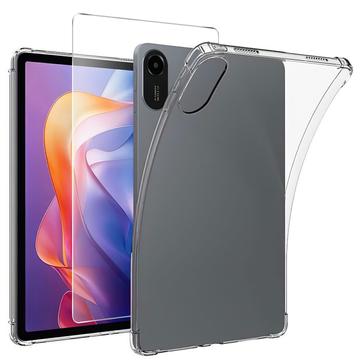 Xiaomi Redmi Pad 2 Saii 2-i-1 TPU Cover & Skærmbeskyttelse Hærdet Glas