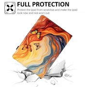 Xiaomi Redmi Pad 2 Smart Folio Taske - Orange sommerfugle