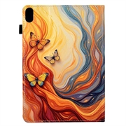 Xiaomi Redmi Pad 2 Smart Folio Taske - Orange sommerfugle