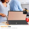 Xiaomi Redmi Pad 2 Tri-Fold Series Smart Folio-etui - Rosaguld