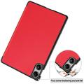 Xiaomi Redmi Pad Pro/Poco Pad Tri-Fold Series Smart Folio Cover - Rød