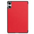 Xiaomi Redmi Pad Pro/Poco Pad Tri-Fold Series Smart Folio Cover - Rød