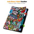 Xiaomi Redmi Pad SE Tri-Fold Series Smart Folio Cover - Graffiti