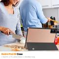 Xiaomi Redmi Pad SE Tri-Fold Series Smart Folio Cover - Rødguld