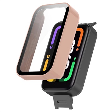 Xiaomi Redmi Smart Band Pro Cover med Hærdet Glas - Pink