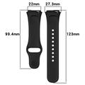 Xiaomi Redmi Watch 3 Lite/3 Active Soft Silikone Rem - Sort