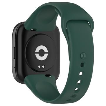 Xiaomi Redmi Watch 3 Lite/3 Active Soft Silikone Rem - Mørkegrøn