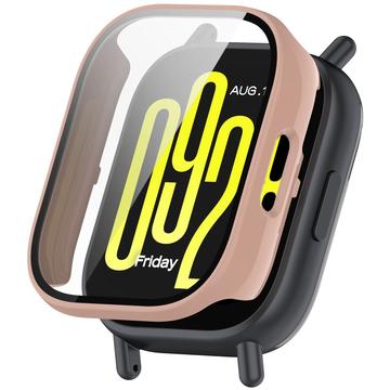 Xiaomi Redmi Watch 5 Active Plastikcover med Skærmbeskyttelse Hærdet Glas - Pink