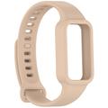 Xiaomi Smart Band 9 Active/Redmi Band 3 Udskiftning af Silikonestrop med Integreret Ramme - Pink