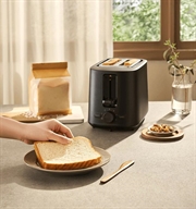 Xiaomi brødrister med sammenklappelig rist - sort