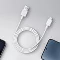Xiaomi USB-A / USB-C-kabel - 3A, 1m, 60W - Hvid