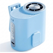 Y66 Semiconductor-køleventilator med klips og digitalt display - blå