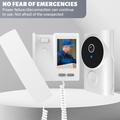 Y9-KP1 IP44 vandafvisende videodørklokkesæt - tovejslyd og nattesyn