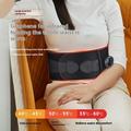YF-FR069 Grafen varmeterapi taljebælte med vibrationsmassage - sort