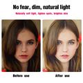 YINGNUOST 26cm dæmpbart LED-ringlys ABS+PC Selfie Fill Light med 2.1m stativ til makeup og videooptagelse