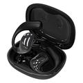 YJ33 trådløse øretelefoner med åbne ører og touch-kontrol - sort