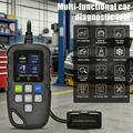 YM119 OBD2-scanner / læser til motorfejlkoder - sort