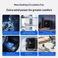 YS-G7 USB-opladelig bordventilator med 8 hastigheder