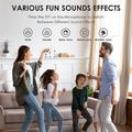 YS307 Home Karaoke Bluetooth-højttaler RGB-lyshøjttaler med 2 mikrofoner - sølv